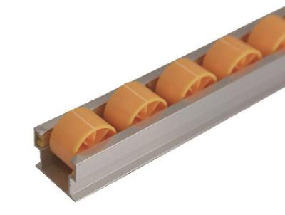 China Industrial Roller Track Flow Rail ABS Plastic WheelsFor Warehouse Shelf Rack System for sale