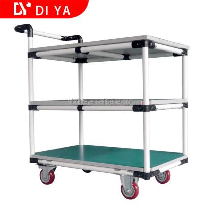 China Logistic And Workshop Hand Push Cart For Industrial Easy Pull And Assemble for sale