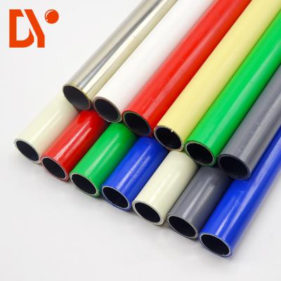 中国 反錆のプラスチック上塗を施してある鋼鉄管の安定した構造2.0mmの厚さ 販売のため