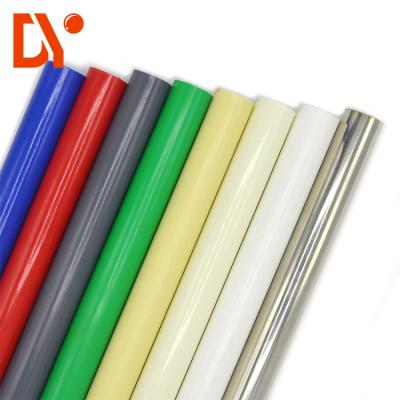 China Forma redonda superficial brillante del tubo de acero revestido plástico del multicolor para la decoración en venta