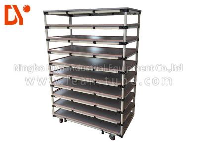 China Connected Pipe Portable Tool Cart , Tool Push Cart With Steel Plate Extrusion for sale