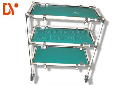 China Aluminium Profile Push Tool Cart , Mechanic Work Cart Anti Corrosion for sale