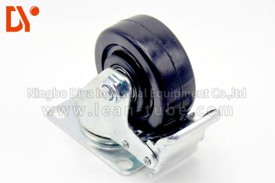 China El echador industrial del poliuretano rueda color modificado para requisitos particulares estilo direccional resistente en venta