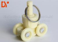 China Welded Lean Pipe Clamp Fittings Lightweight Custom Design For Cart Castor for sale