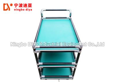 China Hand Tool Push Cart Lean Pipe Assembly With Antistatic Pasting Panel for sale