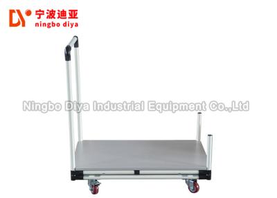China Industrial Lean Pipe Mobile Tool Cart , Workshop Trolley Cart With 3