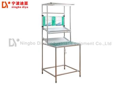 China Industrial Workshop Automated Production Line  Work Table 28mm stainless steel Lean Tube Workbench for factory for sale