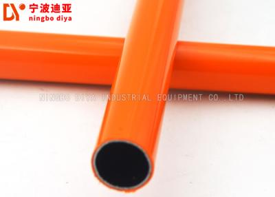 China Professional Orange Lean Pipe Colded Roll Bar PE / ABS Coated ISO Standard for sale