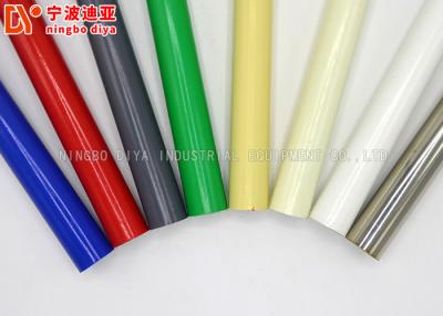 China Cold Rolled Round Plastic Coated Pipe Lean Pipe 27.8 - 28 Mm Outer Diameter for sale