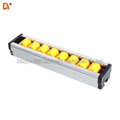 China Industrial Aluminium Roller Track 4 Metes 13mm x 14mm With Yellow Color for sale