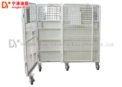 China Warehouse Q235 Mesh Wire Cage Metal Steel Pallet Box for Storage for sale