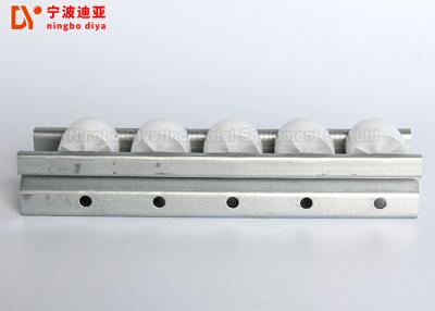 China Plastic Wheel Roller Aluminum Alloy Roller Track For Sliding Shelf System Connection With Conveyor à venda