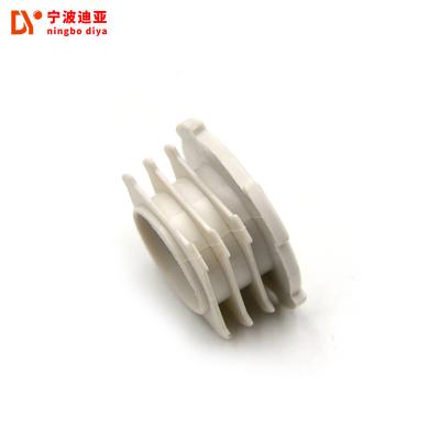 China White Aluminum Alloy Tube With Plastic Threaded Plug Insert Outer Diameter 43 Mm for sale