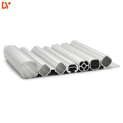 China Grit Blast Surface Lean Tube Aluminium Material 1 - 2.0mm Thickness High Precision for sale