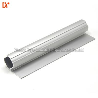 China Oxidized Sandblasted Aluminum Profile Lean Tube 28mm Diameter 1.7mm Thickness for sale