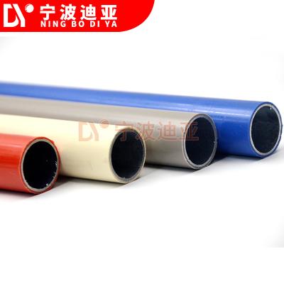 China ABS de aço tubulação magra revestida galvanizada Q195 colorida para o sistema de tubulação à venda