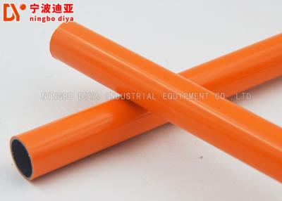 China Colorful PE Coated Lean Tube OD 28mm Q195 Cold Roll Stee Pipe 0.8 - 2.0mm Thickness for sale