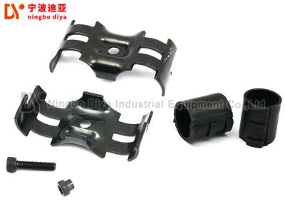 China Black Color Pipe Rack Joint / Pipe Fitting System With Electrophoresis Surface for sale