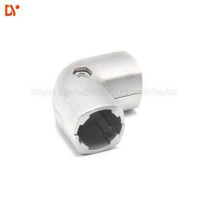 China Trolley Lean Tube Connector / Metal Pipe Joints Lightweight Shot Blasting Surface for sale