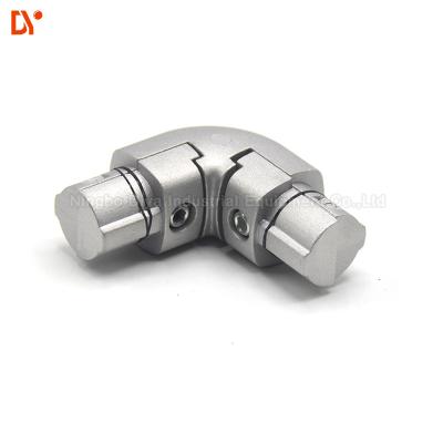 China Small Inner Type 90° Aluminium Alloy ADC12 Lean Tube Connector For Pipe System for sale