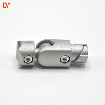 China Sandblasting Metal Pipe Connectors / Aluminium Alloy ADC12 Pipe Rack Joint for sale