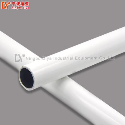 China Binder Od28mm Lean Pe Coated Steel Pipe For Rack Systems for sale
