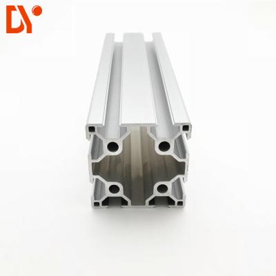 China La T-ranura industrial 40x40 6063 del precio cuadrado de la aleación anodizó el perfil de aluminio de la protuberancia en venta