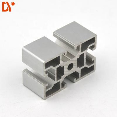 China Esquinas cuadradas de aluminio del perfil de aluminio rectangular del tubo 40x40 en venta