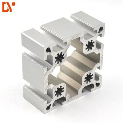 China 100100 Square T Slot Aluminum Extrusion Profile with Oxidation for sale