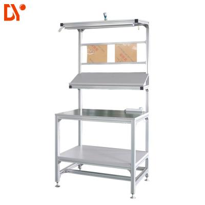 China Lean Pipe Workshop 40x40 Extruded Aluminum Workbench Anti Rust for sale