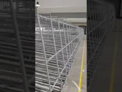 Lean Pipe Racking System Anti Corrosion For Warehouse