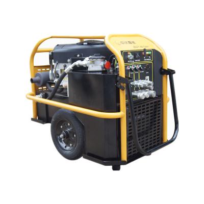 China 27HP 20L Portable Hydraulic Power Unit High Flow 60lpm Double Circuit for sale