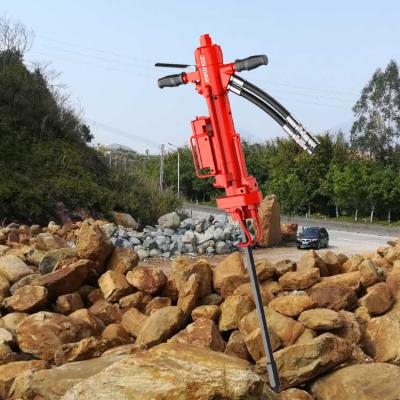 China Portable Handheld Hydraulic Water Well Drilling Rig with air compressor function for sale