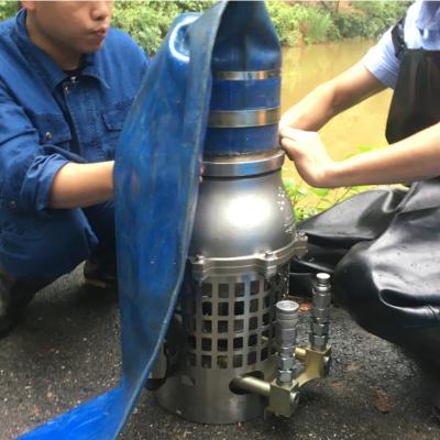 China 600m3/h large flow Hydraulic Submersible Pump Dry Run With No Damage for sale