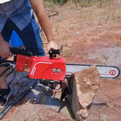 China Portable 19 Inch Hydraulic Chain Saw Diamond Microparticles blade Handheld for sale