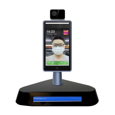China Varredor biométrico da temperatura dos dispositivos do reconhecimento de cara de Yecon TR08D IPS à venda