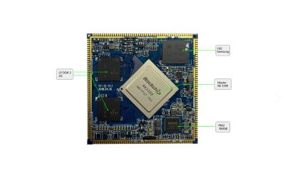 China CPU del alto rendimiento de la base del tablero PCBA seis de base de YT-12 RK3399 en venta