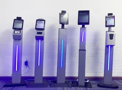 Chine installation debout de plancher de bureau de bâti de mur de dispositifs de reconnaissance des visages de 0.5-1.5m à vendre