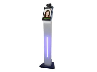 China Facial Recognition Thermometer Kiosk , 0.5-1.5m Thermal Body Temperature Detection System for sale