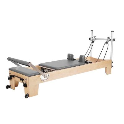 China New type commerical use pilates reformer with super fiber leather for sale