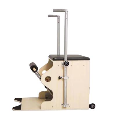 China New arrival French pilates reformer wooden combo chair with wooden base for sale