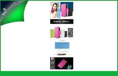 China Caja amistosa del cuero de Sony Xperia del teléfono móvil de Eco para el blanco de Xperia ZL en venta