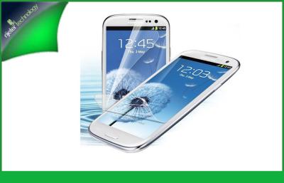 China Mirror Samsung Galasy S3 I9300 Cell Phone Screen Protector 100% UV Protection for sale
