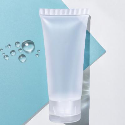 China Flat Bb Cream Tube Cosmetics Lip Gloss Tubes With Brush for sale