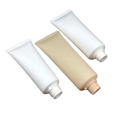China PE Face Wash Shave Foam Cosmetic Packaging Tube Hand / Cc Cream for sale