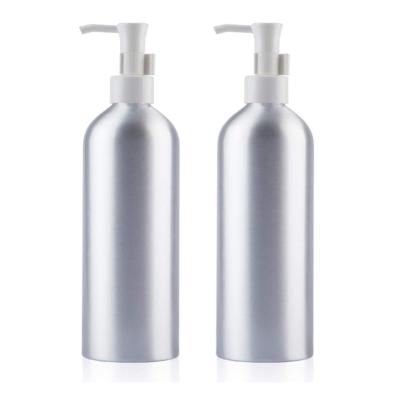 Chine 300ml 500ml Matte Black Aluminum Spray Bottle avec la bouteille de pompe de lotion de déclencheur à vendre