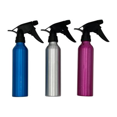 China 50ml 500ml Shampoo Aluminum Spray Bottle Cosmetic Screw Trigger Bottle for sale