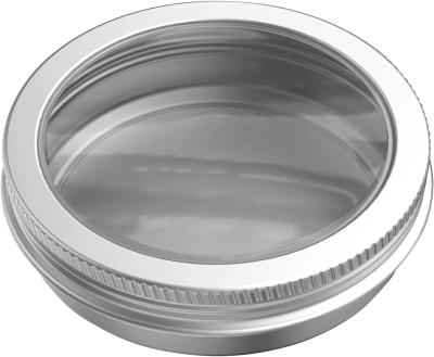China Customized Empty Aluminum Jar With Screw Lid 20g 30g 50g 60g 80g 100g 150g 200g à venda