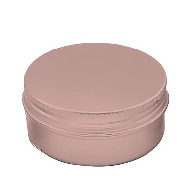 China 60g 80g 100g 120g Lotion White Aluminum Jar Metal Tin Container for sale