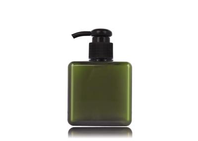 China Square Green Cosmetic PETG Bottle Heat Resistant Long Lifespan for sale